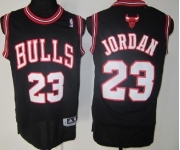 Chicago Bulls #23 Michael Jordan Revolution 30 Swingman Black Jersey