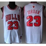 Chicago Bulls #23 Michael Jordan Revolution 30 Swingman White Jersey