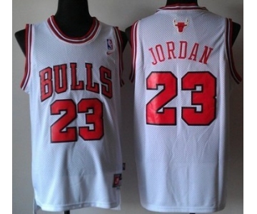 Chicago Bulls #23 Michael Jordan Revolution 30 Swingman White Jersey