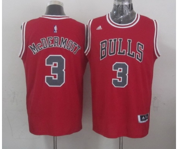 Chicago Bulls #3 Doug McDermott Revolution 30 Swingman 2014 New Red Jersey