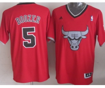 Chicago Bulls #5 Carlos Boozer Revolution 30 Swingman 2013 Christmas Day Red Jersey