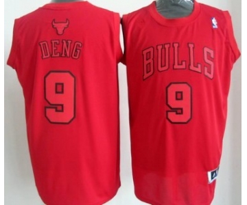 Chicago Bulls #9 Luol Deng Revolution 30 Swingman Red Big Color Jersey