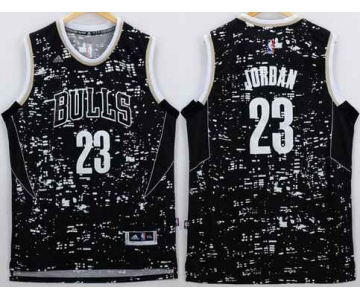 Men's Chicago Bulls #23 Michael Jordan Adidas 2015 Urban Luminous Swingman Jersey