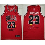 Men's Chicago Bulls #23 Michael Jordan Red 85 Anniversary Nike Swingman Jersey