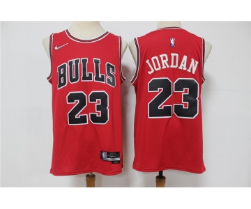 Men's Chicago Bulls #23 Michael Jordan Red Nike 75th Anniversary Diamond 2021 Stitched Jersey