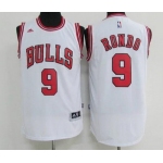 Men's Chicago Bulls #9 Rajon Rondo White Revolution 30 Swingman Adidas Basketball Jersey