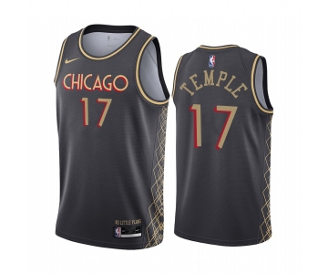 Nike Bulls #17 Garrett Temple Black NBA Swingman 2020-21 City Edition Jersey