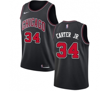 Nike Chicago Bulls #34 Wendell Carter Jr. Black NBA Swingman Statement Edition Jersey