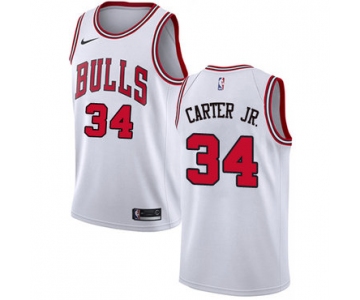 Nike Chicago Bulls #34 Wendell Carter Jr. White NBA Swingman Association Edition Jersey