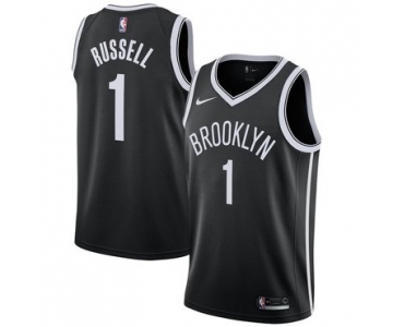 Brooklyn Nets #1 Angelo Russell Black Nike Swingman Jersey