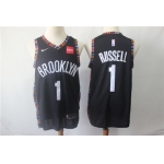 Brooklyn Nets 1 D'Angelo Russell Black Nike Swingman Jersey