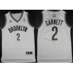 Brooklyn Nets #2 Kevin Garnett Revolution 30 Swingman White Jersey