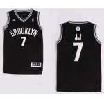 Brooklyn Nets #7 JJ Nickname Revolution 30 Swingman Black Jersey