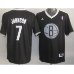 Brooklyn Nets #7 Joe Johnson Revolution 30 Swingman 2013 Christmas Day Black Jersey