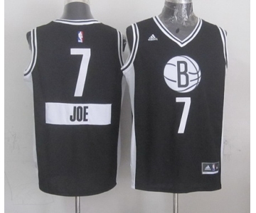 Brooklyn Nets #7 Joe Johnson Revolution 30 Swingman 2014 Christmas Day Black Jersey