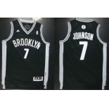 Brooklyn Nets #7 Joe Johnson Revolution 30 Swingman Black Jersey