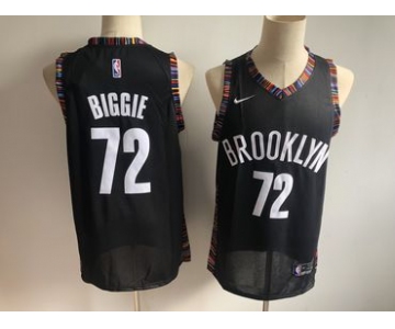 Brooklyn Nets 72 Biggie Black City Edition Nike Swingman Jersey