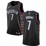 Mens Brooklyn Nets #7 Kevin Durant Nike Black City Edition 2019-20 Jersey