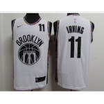 Nets 11 Kyrie Irving White 2020-2021 City Edition Nike Swingman Jersey