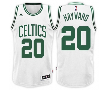 Boston Celtics #20 Gordon Hayward Home White New Swingman Jersey