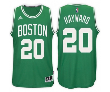 Boston Celtics #20 Gordon Hayward Road Green New Swingman Jersey