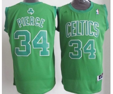 Boston Celtics #34 Paul Pierce Revolution 30 Swingman Green Big Color Jersey