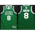 Boston Celtics #8 Jeff Green Revolution 30 Swingman Green Jersey