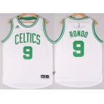 Boston Celtics #9 Rajon Rondo Revolution 30 Swingman 2014 New White Jersey