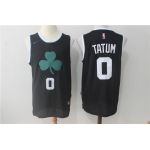 Men's Boston Celtics #0 Jayson Tatum Black 2017-2018 Nike Swingman Stitched NBA Jersey