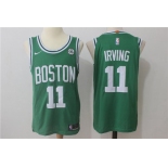 Men's Boston Celtics #11 Kyrie Irving Green Stitched NBA Adidas Revolution 30 Swingman Jersey