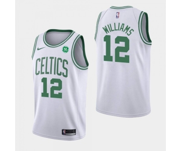 Men's Boston Celtics #12 Grant Williams White Association Nike Jersey