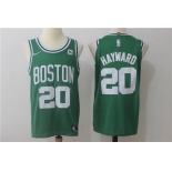 Men's Boston Celtics #20 Gordon Hayward Green 2017-2018 Nike Swingman Stitched NBA Jersey