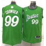 Men's Boston Celtics #99 Jae Crowder adidas Green 2016 Christmas Day Stitched NBA Swingman Jersey