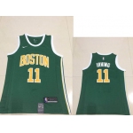 Men's Boston Celtics Kyrie #11 Irving Nike Green 2018/19 Swingman Earned Edition Jersey