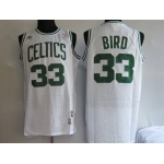 NBA Jersey Boston Celtlcs 33# BIRD white Swingman Throwback Jersey