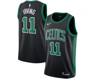 Nike Boston Celtics #11 Kyrie Irving Black NBA Swingman Statement Edition Jersey