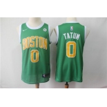 Nike Celtics 0 Jayson Tatum Green Stitched 2019 Swingman Earned Edition Jersey