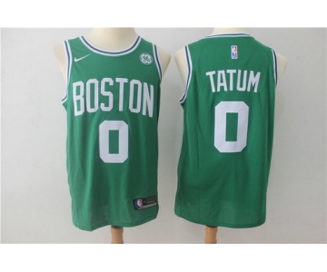 Nike Celtics 0 Jayson Tatum Green Stitched Swingman Jersey