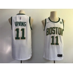 Nike Celtics 11 Kyrie Irving White City Edition Swingman Jersey