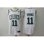 Nike Celtics 11 Kyrie Irving White Swingman Jersey