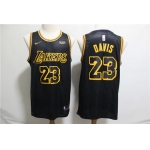 Lakers 23 Anthony Davis Black City Edition Nike Swingman Jersey