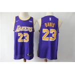 Lakers 23 Anthony Davis Purple Nike Swingman Jersey