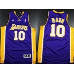 Los Angeles Lakers #10 Steve Nash Revolution 30 Swingman Purple Jersey