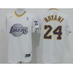 Los Angeles Lakers #24 Kobe Bryant Revolution 30 Swingman 2013 Christmas Day White Jersey