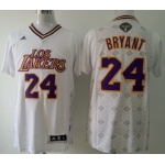 Los Angeles Lakers #24 Kobe Bryant Revolution 30 Swingman 2014 Noche Latina White Jersey