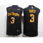 Los Angeles Lakers #3 Anthony Davis Black 2020 Latin Nights NBA Swingman Jersey