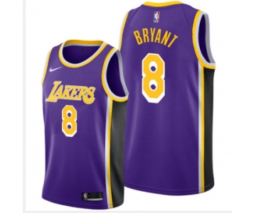 Los Angeles Lakers #8 Kobe Bryant Purple Basketball Swingman Statement Edition Jersey