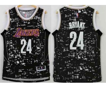 Men's Los Angeles Lakers #24 Kobe Bryant Adidas 2015 Urban Luminous Swingman Jersey