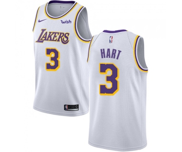 Men's Los Angeles Lakers #3 Josh Hart White Nike NBA Association Edition Authentic Jersey