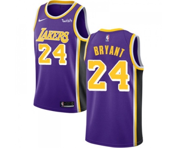 Nike Los Angeles Lakers #24 Kobe Bryant Purple NBA Swingman Statement Edition Jersey